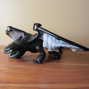 toothless deluxe lights & sound how to train your dragon WORKS (W6409)